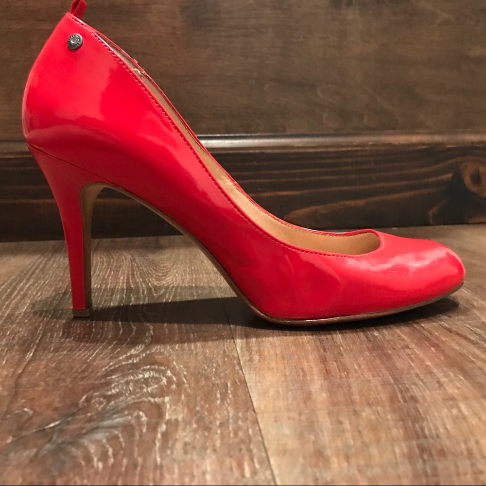 Diesel Red Patent Leather Heels